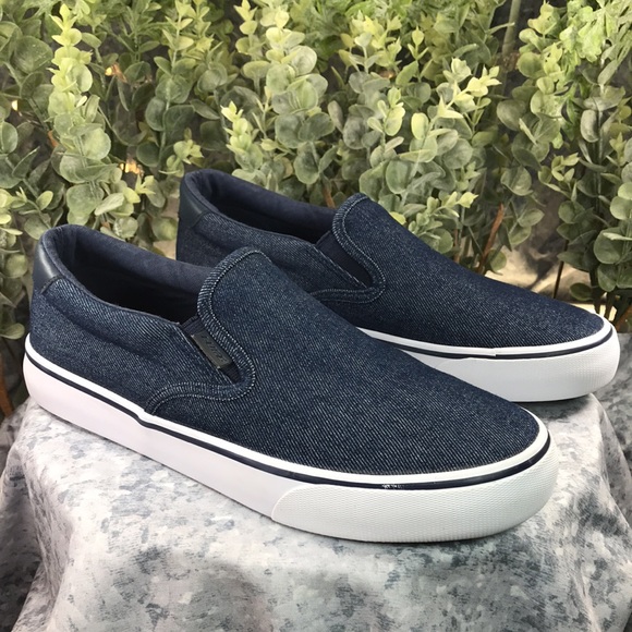 Lugz Clipper Navy Blue Canvas Slip-on Men’s 8M ⭐️Brand NEW Condition⭐️ - Picture 9 of 9